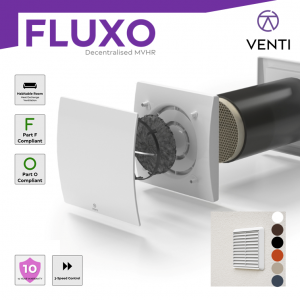 VENTI FLUXO Decentralised MVHR
