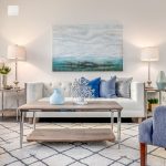 light and airy living room with ventilation