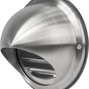 VENTI Form Architectural Stainless Steel Exhaust Grille – 100 mm / 150 mm Exterior Vent Cover