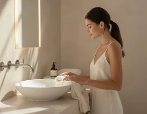 What is the minimum ventilation rate needed for a toilet